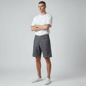 Andrew Christian Men's Gray Cargo Shorts Size 32 Relaxed Fit Outdoor Casual